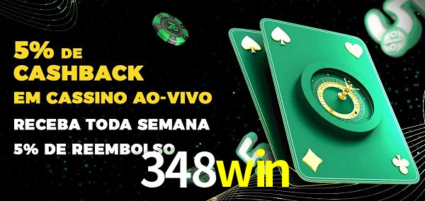 Promoções do cassino ao Vivo 348win